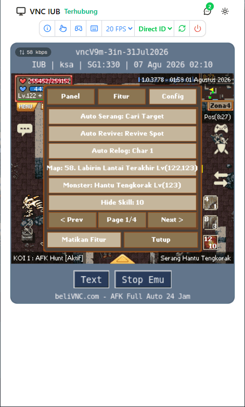 Config lengkap