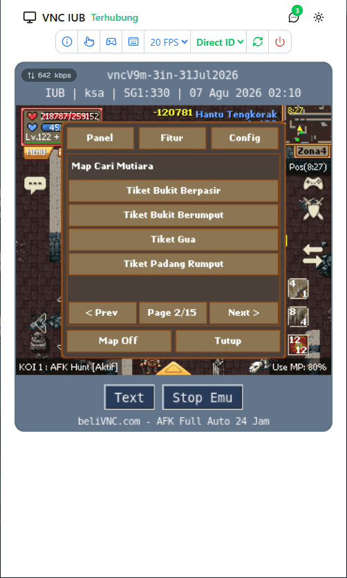 Map Cari Mutiara