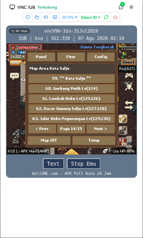 Map AFK Hunt
